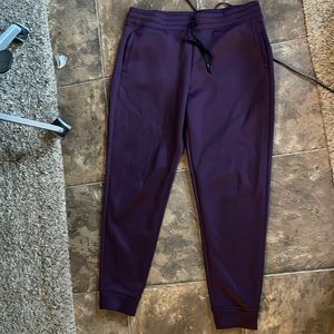 Purple joggers size medium